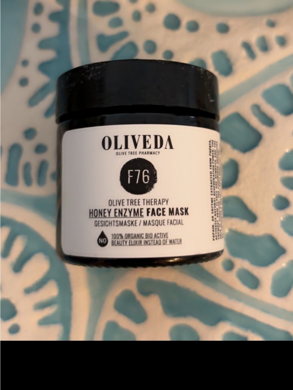 New ~ OLIVEDA F76 Honey Enzyme Face Mask